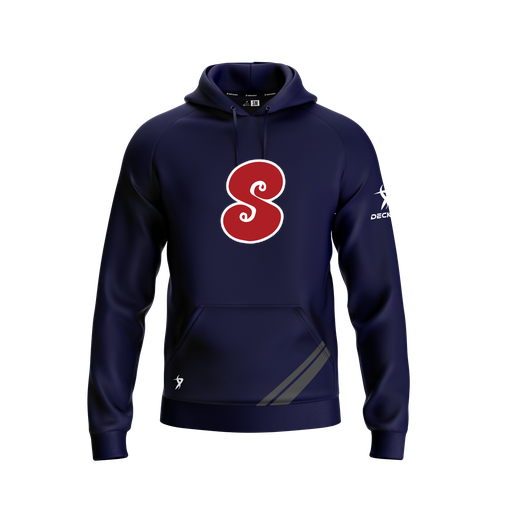 [FOLHSMNV-YXS-LOGO2] Decker Summit Hoodie (Youth XS, Navy, Logo 2)