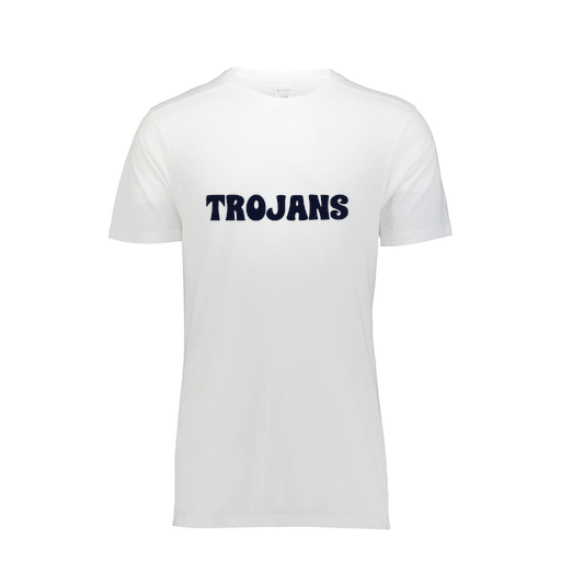 [FTSCUBWH-AS-LOGO3] Decker Men's Tri-Blend T-Shirt - Short Sleeve (Adult S, White, Logo 3)