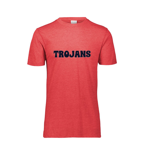 [FTSCUBRD-AS-LOGO3] Decker Men's Tri-Blend T-Shirt - Short Sleeve (Adult S, Red, Logo 3)