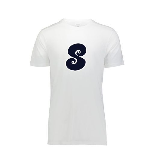 [FTSCUBWH-YS-LOGO1] Decker Youth Tri-Blend T-Shirt - Short Sleeve (Youth S, White, Logo 1)