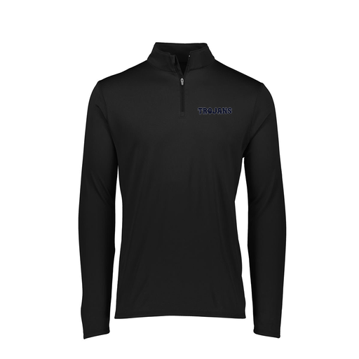 [FTLQFLBK-FAXS-LOGO3] Decker Women's Flex-Lite 1/4 Zip Shirt (Female Adult XS, Black, Logo 3)