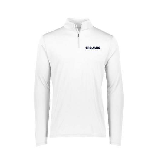 [FTLQFLWH-FAXS-LOGO3] Decker Women's Flex-Lite 1/4 Zip Shirt (Female Adult XS, White, Logo 3)