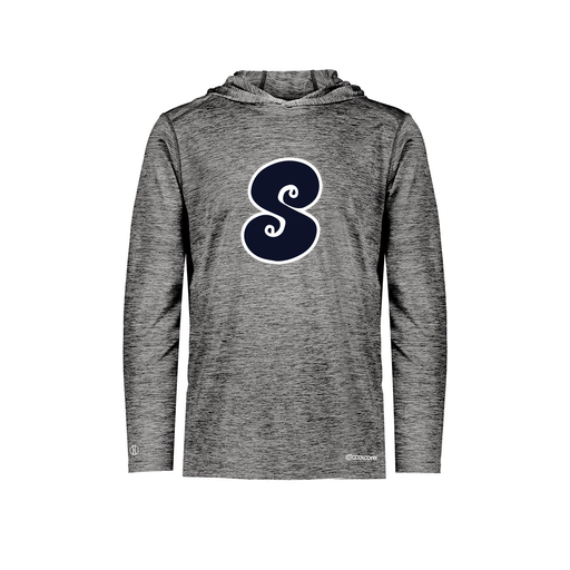 [FOLHCGBK-AS-LOGO1] Decker Men's Charge Hoodie (Adult S, Black, Logo 1)