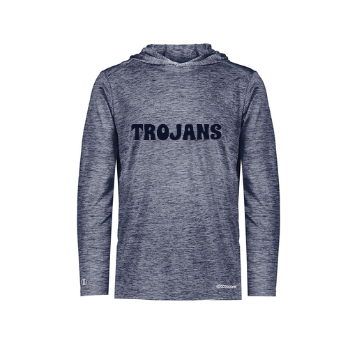 [FOLHCGNV-AS-LOGO3] Decker Men's Charge Hoodie (Adult S, Navy, Logo 3)