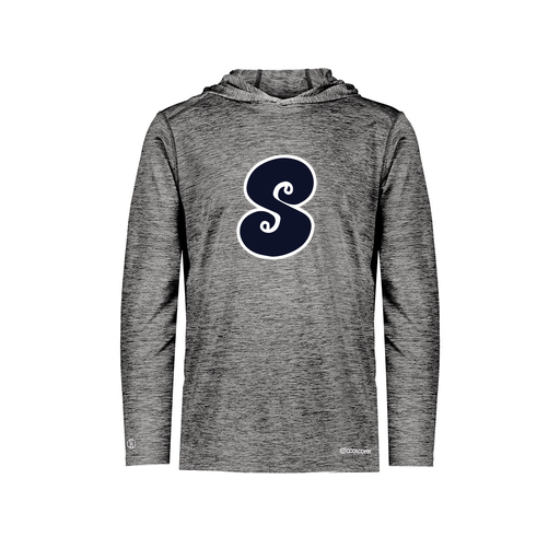 [FOLHCGBK-YS-LOGO1] Decker Youth Charge Hoodie (Youth S, Black, Logo 1)